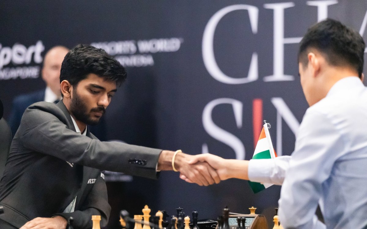 World Chess Championship: Gukesh Strikes Back To Beat Ding Liren In Third Game; Ties Scores (Ld)