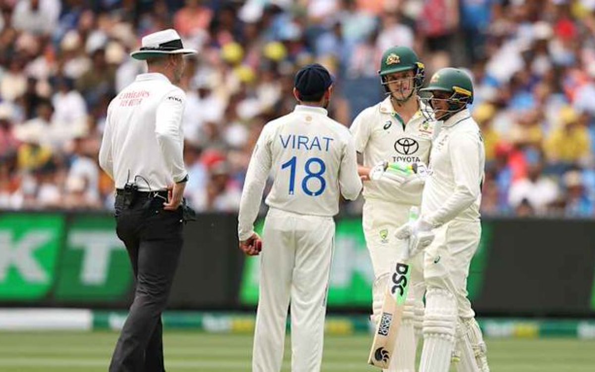 4th Test: Kohli Reprimanded For Shoulder Bump With Konstas