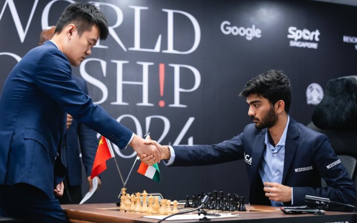 FIDE World Chess Championship: Gukesh misses chances again as Ding turns tables on him in a drawn Ga