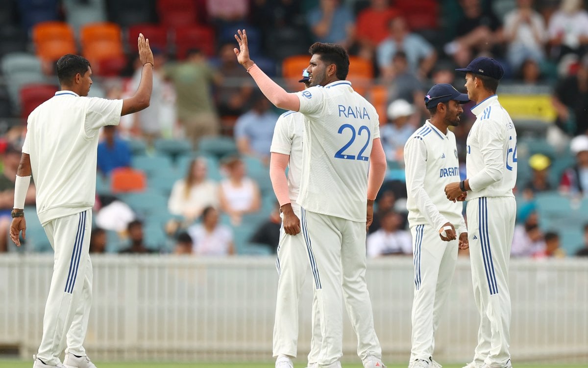 Harshit Rana scalps 4-44 as India bowl out Australian Prime Minister's XI for 240