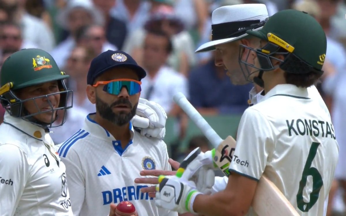 Kohli to be fined for on-field altercation with Konstas at MCG