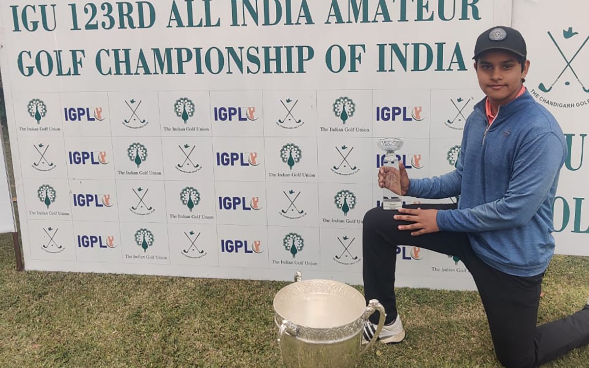 Kolkata’s 16-year-old Anshul Mishra wins the 123rd All-India Amateur golf title