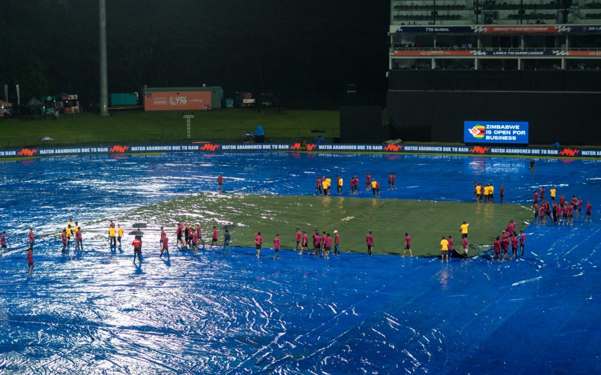 Lanka T10 Super League: Rain continues to play spoilsport, all three matches called off