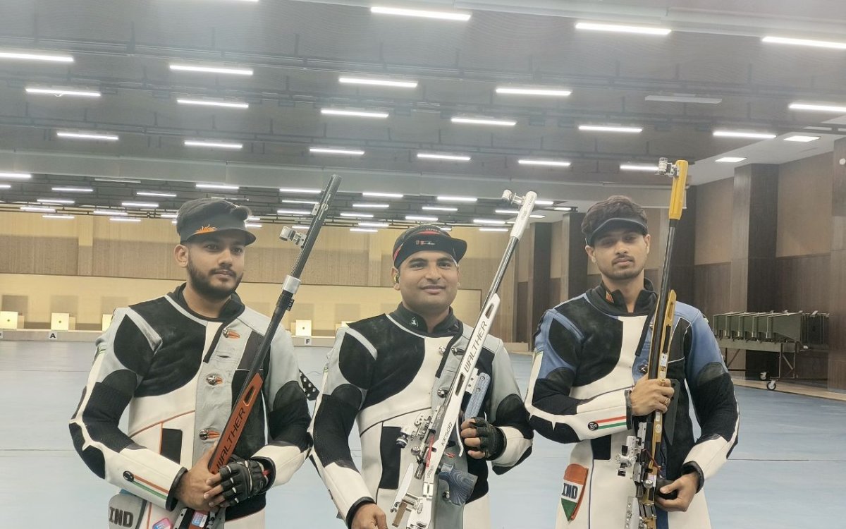 National Shooting Championship: Kiran Ankush Jadhav tops Olympians to clinch men's 3P crown