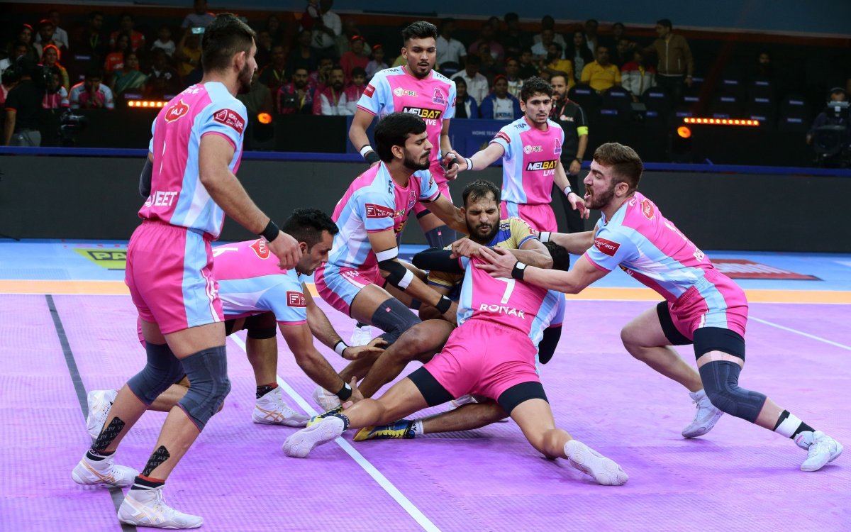 PKL 11: Jaipur Remain In Playoffs Race After Win Over Tamil Thalaivas