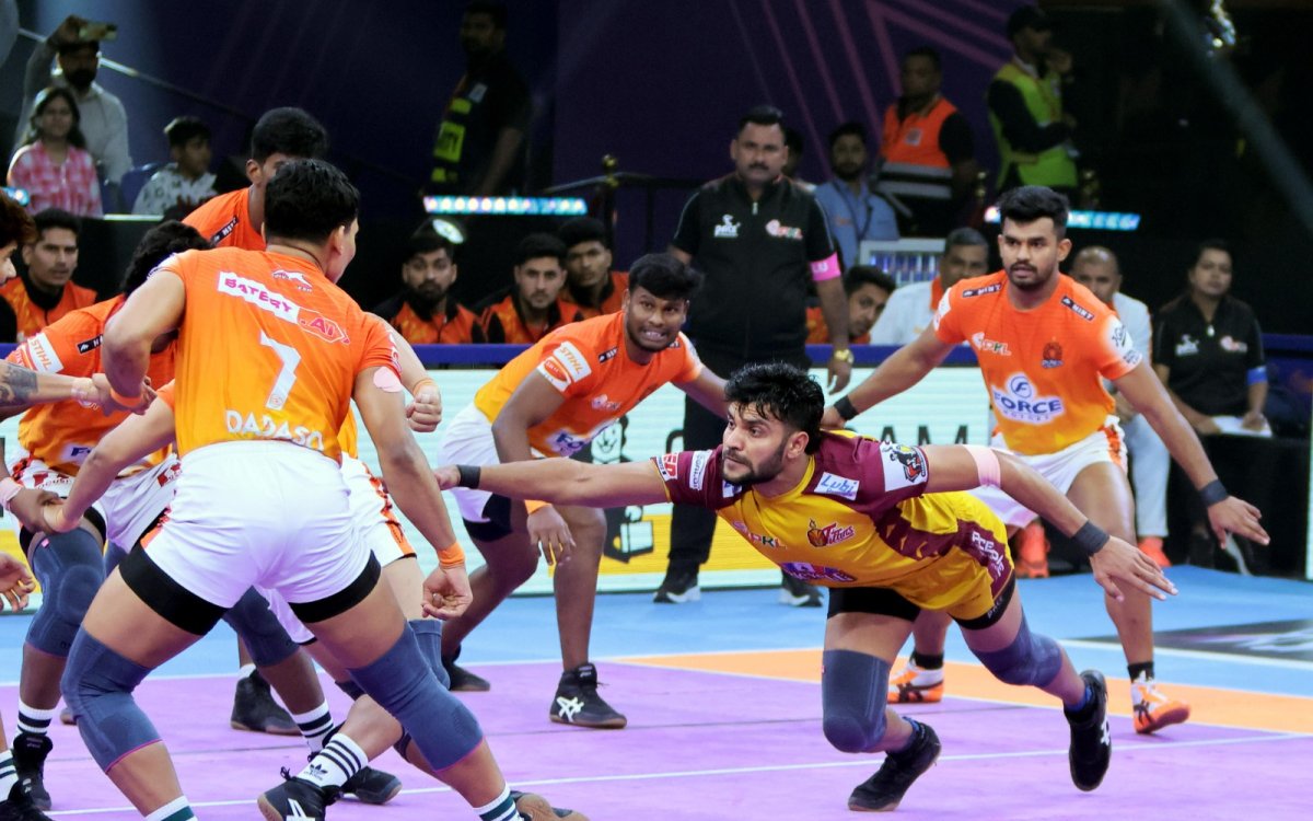 PKL 11: Sehrawat stars as Telugu Titans beat Puneri Paltan, stay in hunt for Playoffs berth