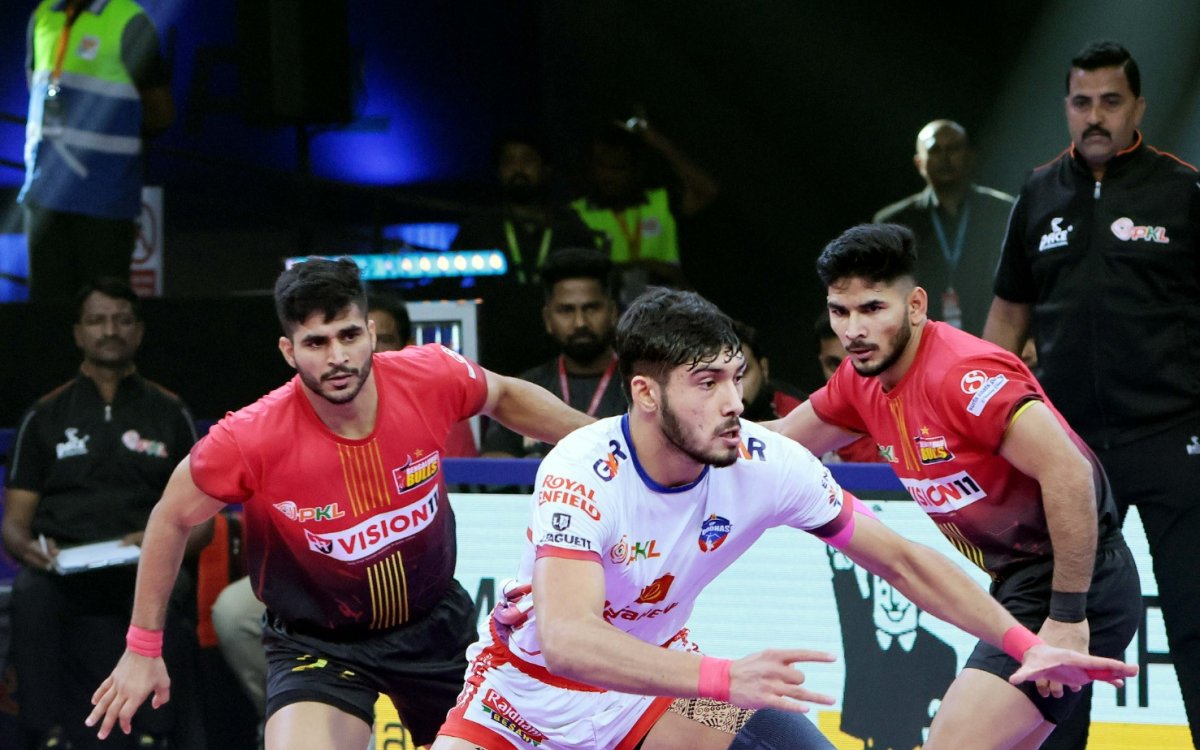 PKL 11: UP Yoddhas Seal Third Spot With Emphatic Win Over Bengaluru Bulls