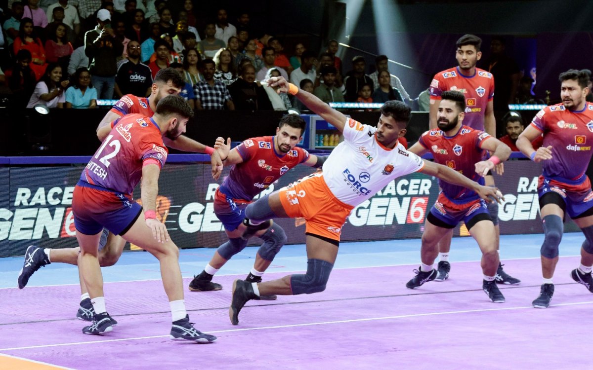 PKL Season 11: Gowda Stands Tall For UP Yoddhas In A Crucial Win Against Puneri Paltan