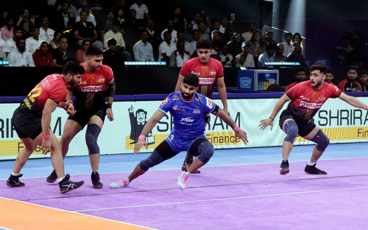 PKL Season 11: Haryana Steelers First Into Playoffs With Win Over Bengaluru Bulls