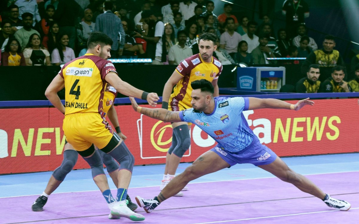 PKL Season 11: Maninder’s heroics in vain as Telugu Titans reign supreme against Bengal Warriorz