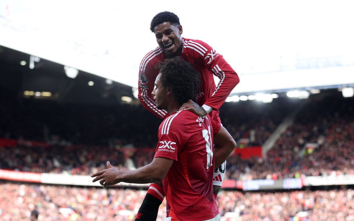 PL: Rashford, Zirkzee brace earns Amorim first league win at Old Trafford