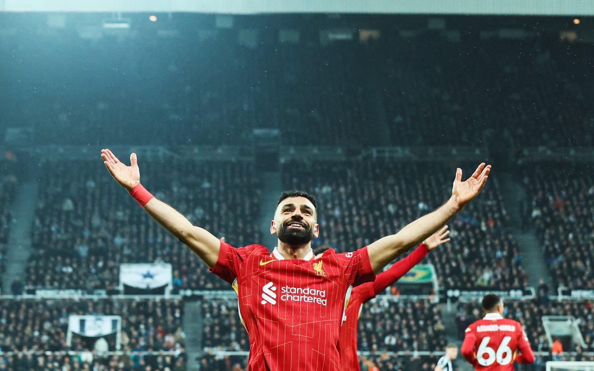 Salah sets Premier League record in Liverpool's draw at Newcastle