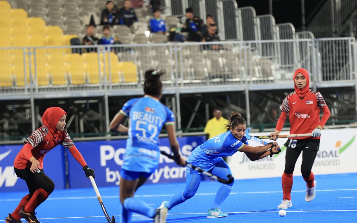 Women's Jr Asia Cup: India romp to dominant 5-0 win over Malaysia