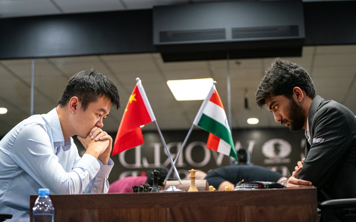 World Chess Championship: Ding Survives Gukesh Onslaught To Draw Game 13