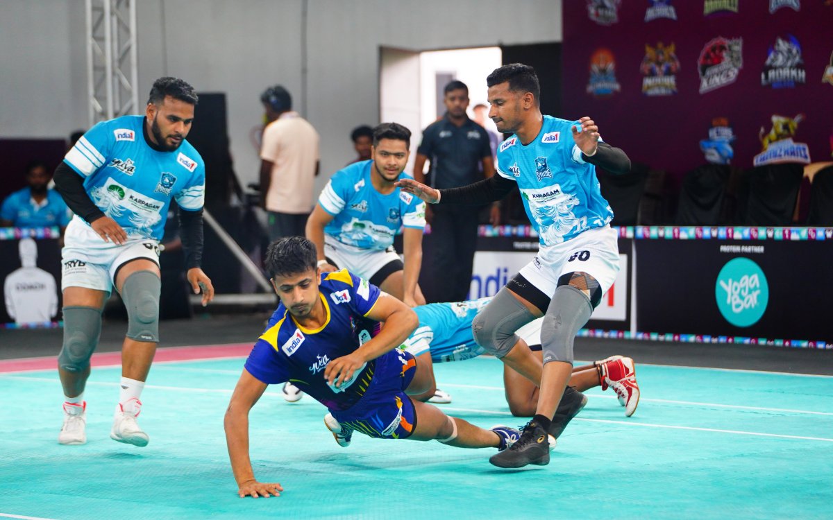 Yuva Kabaddi Series: Chandigarh Chargers Climb Up To Top; UP Falcons Remain Unbeaten In Division 2 Matches