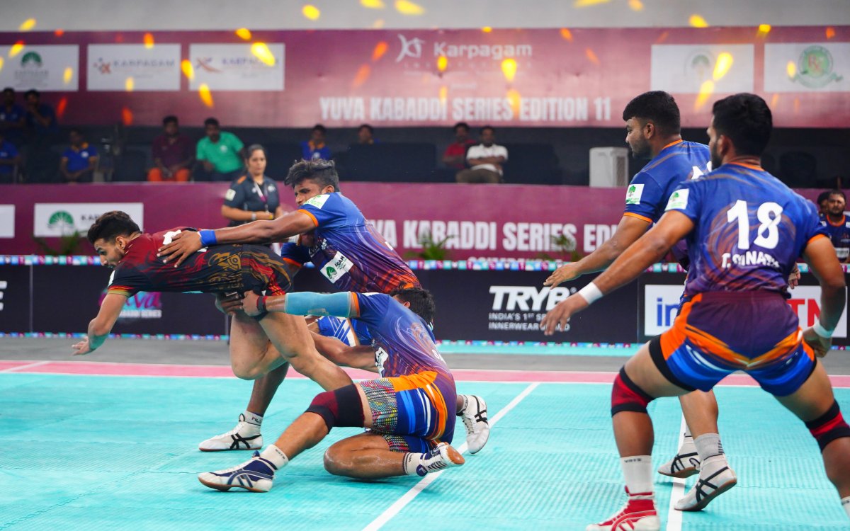 Yuva Kabaddi Series: Chandigarh Chargers hand UP Falcons first loss