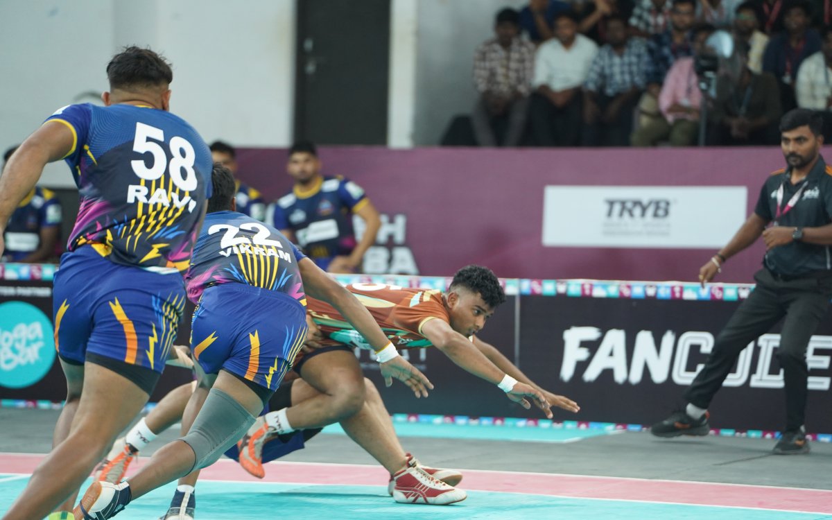 Yuva Kabaddi Series: Division 2 matches get underway in Coimbatore with action-packed performances