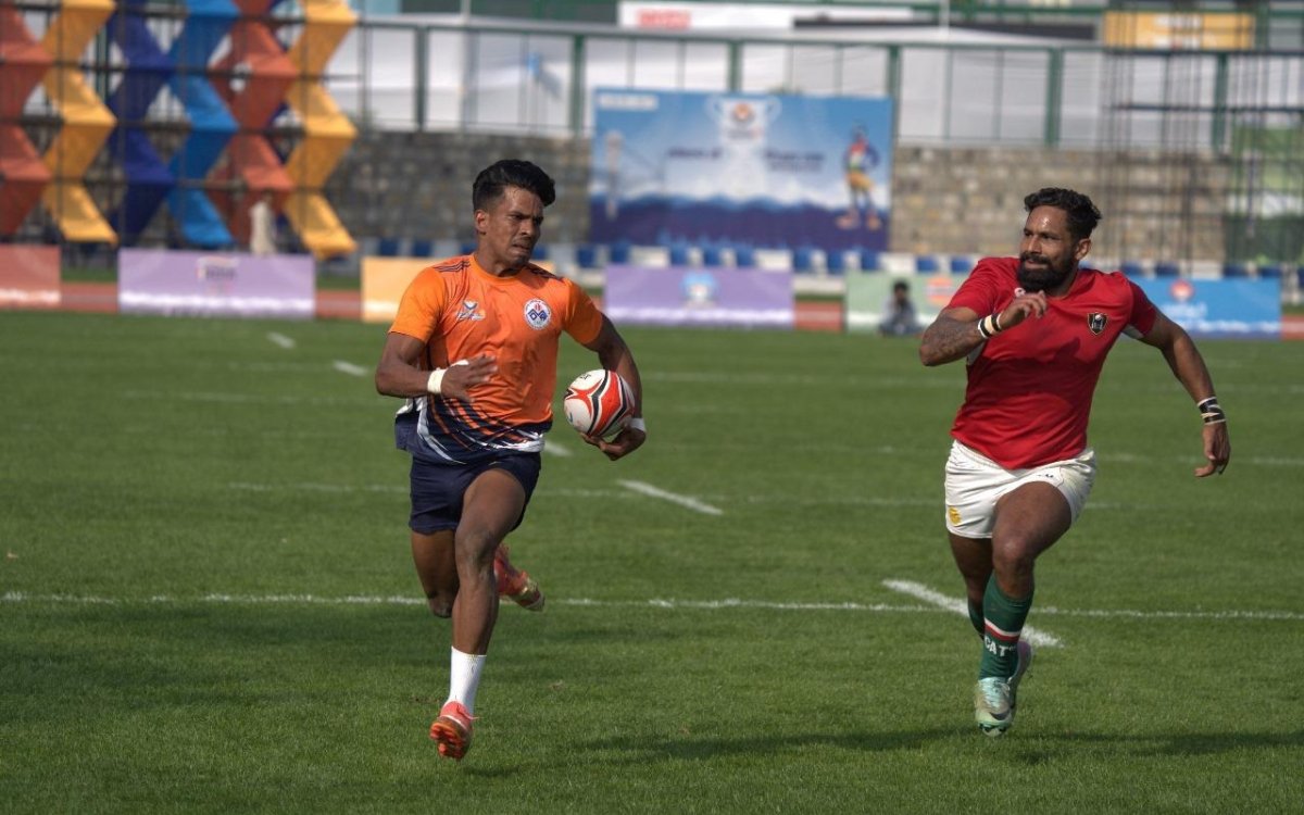 38th National Games: Holders Haryana start with dominant wins in Men's Rugby 7s