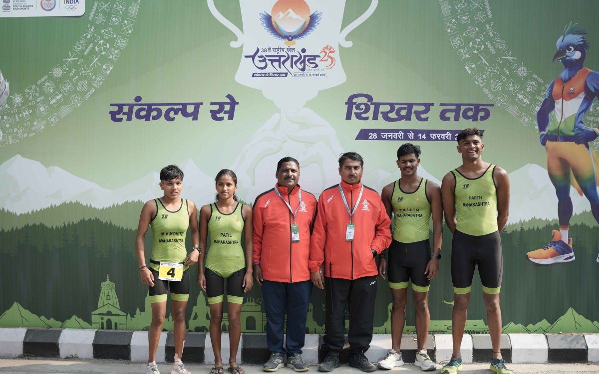 38th National Games: Maharashtra strike gold in Triathlon Mixed Relay