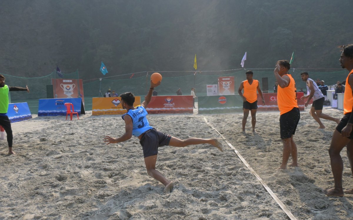 38th National Games: Uttarakhand, Maharashtra, and Kerala win in Beach Handball on Day 1