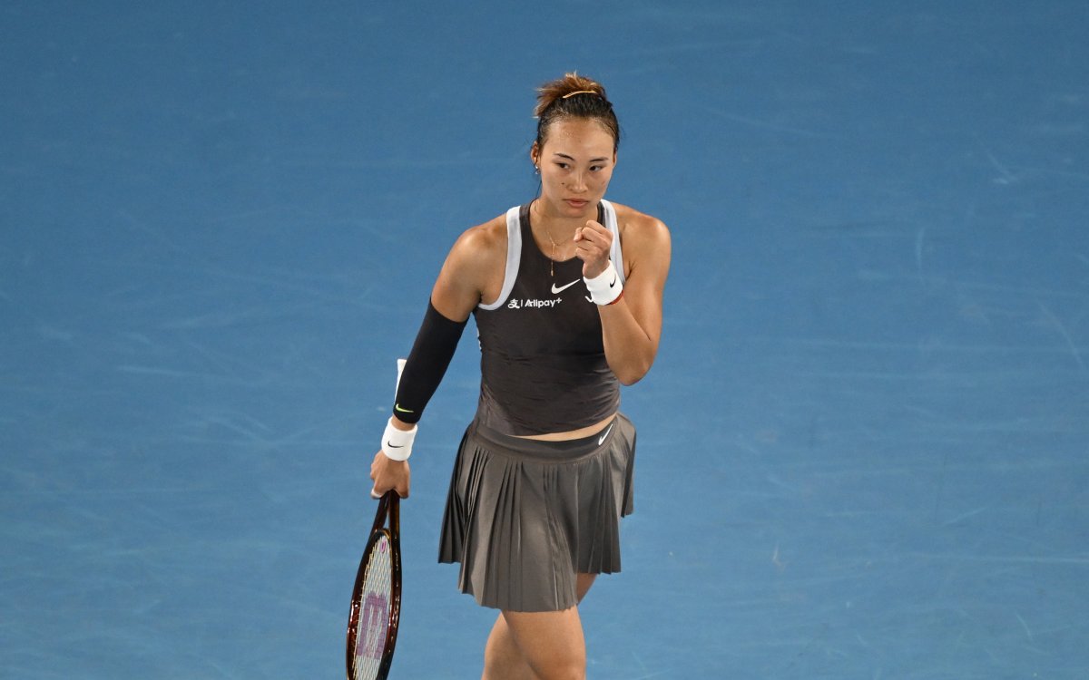 Aus Open: Zheng, Mirra win in opener as heavy rain suspends play on outside courts