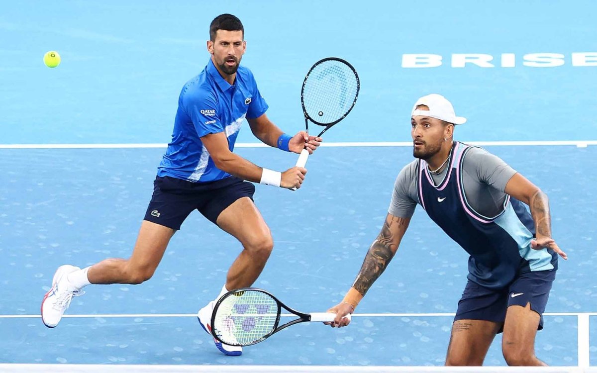 Brisbane International: Kyrgios-Djokovic lose in doubles, Dimitrov books QF spot