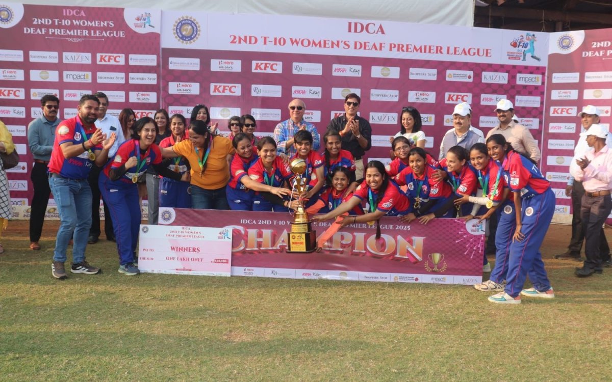 Deaf Delhi Bulls crowned champions of IDCA 2nd T10 Women’s Deaf Premier League