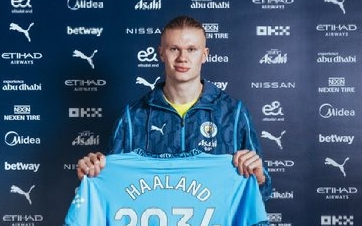 Haaland signs contract extension with Man City till 2034