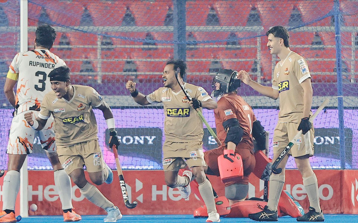 HIL 2024-25: Tamil Nadu Dragons battle past Bengal Tigers 2-1, top standings