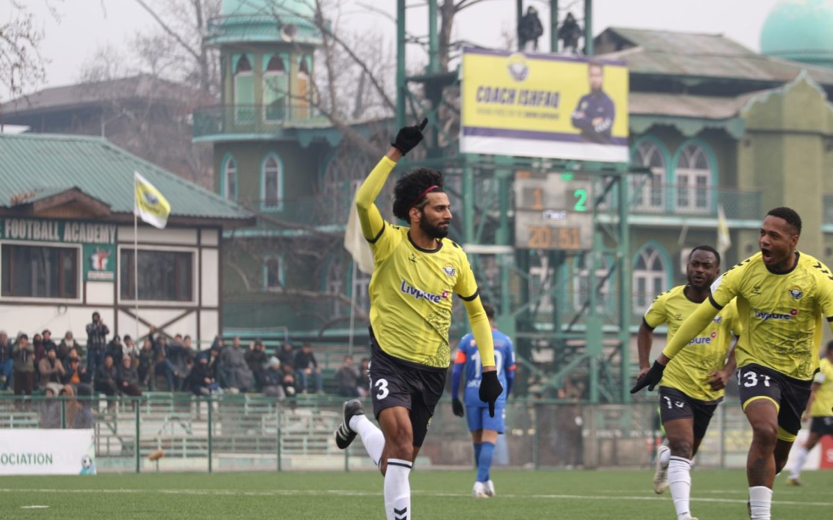 I-League 2024-25: 10-men Real Kashmir hold fort against Sreenidi Deccan