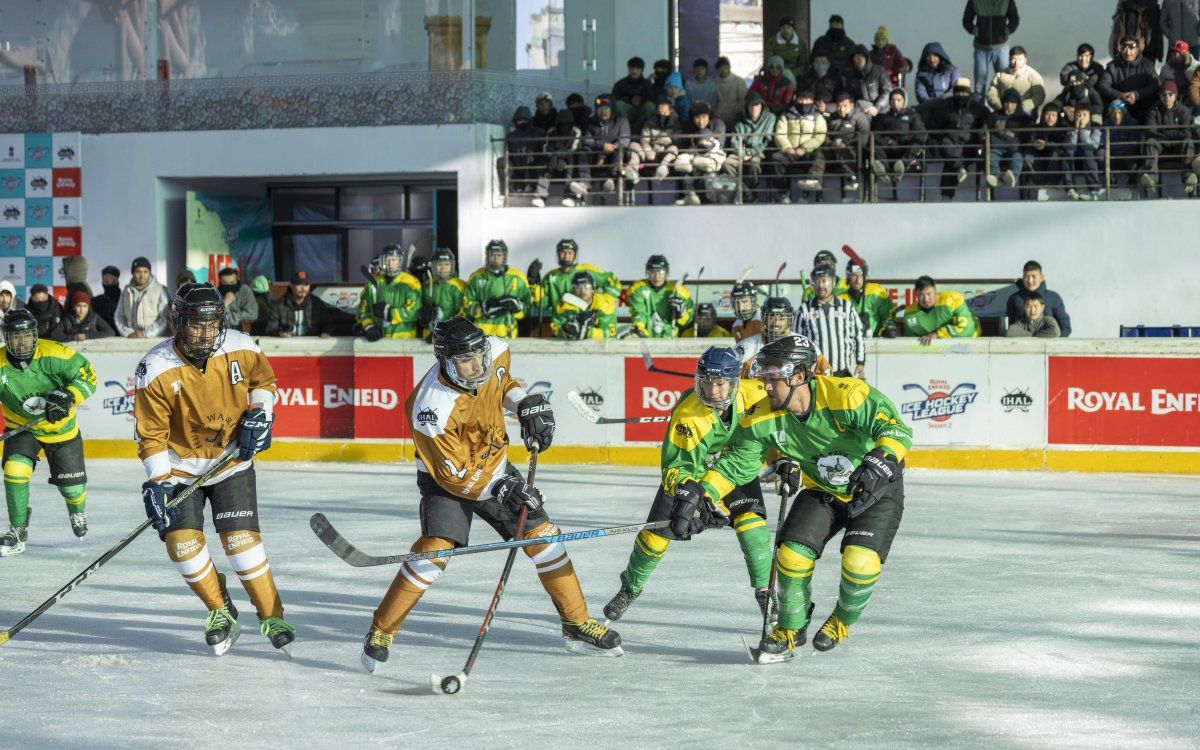 Ice Hockey League: Tswenag Chuskit’s five-star show powers Changla Lamos into semis