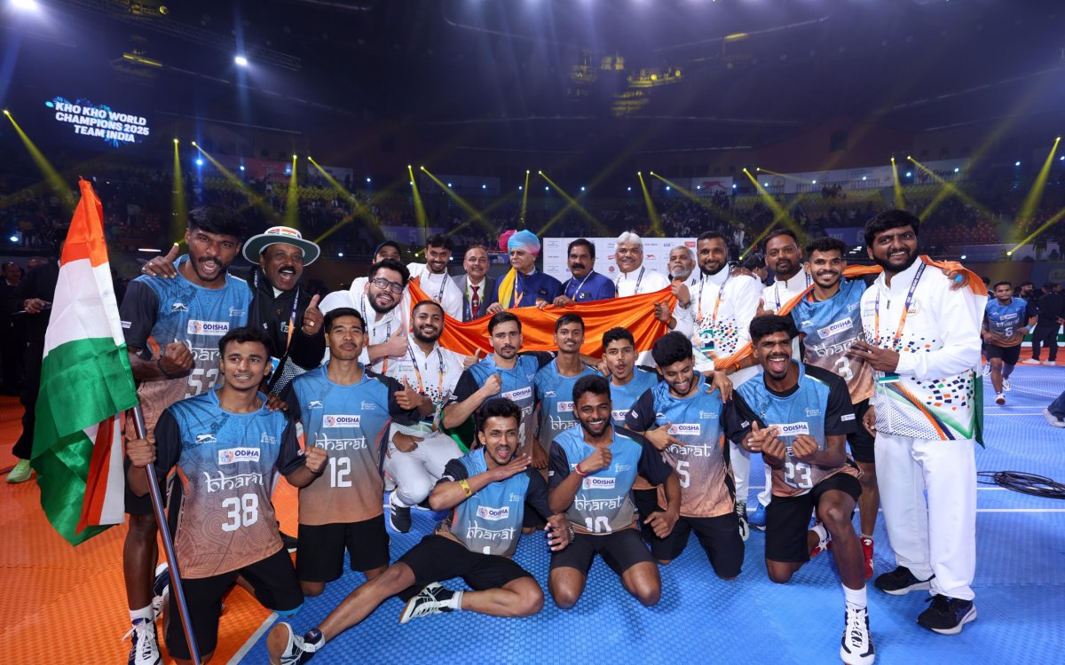 Incredibly Proud : PM Modi Lauds Indian Men s Team For Clinching Kho Kho WC