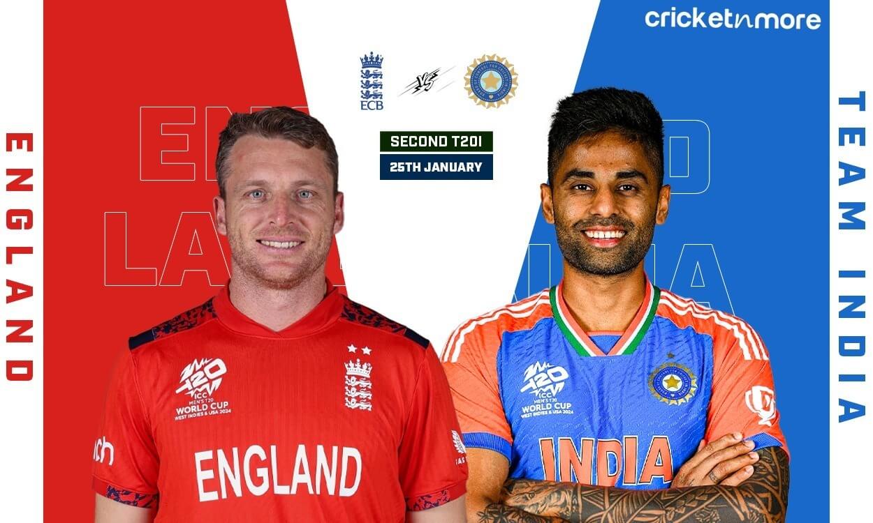 IND vs ENG Dream11 Prediction 2nd T20I, England tour of India 2025