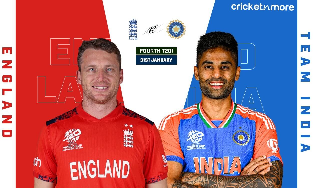 IND vs ENG Dream11 Prediction 4th T20I, England tour of India 2025