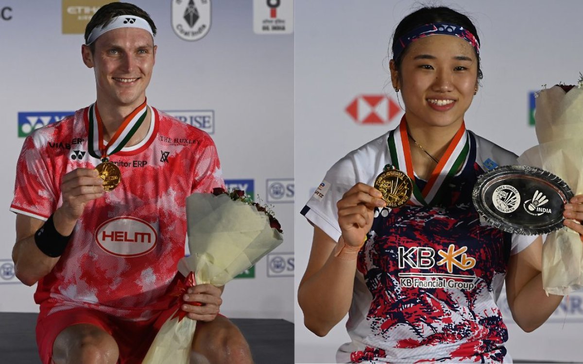 India Open 2025: Olympic champions Viktor Axelsen, An Se Young clinch singles titles