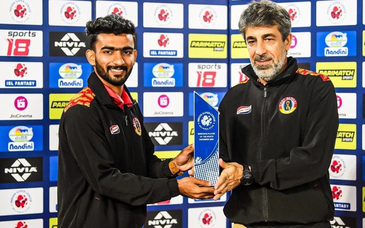 ISL 2024-25: East Bengal Midfielder PV Vishnu Named Emerging Player Of The Month