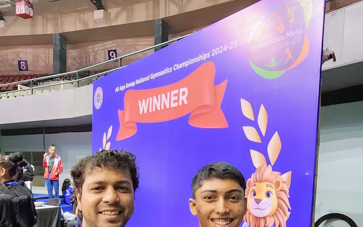 Jr gymnastics national champion, Mann Kothari, aims to represent India at 2028 LA Olympics