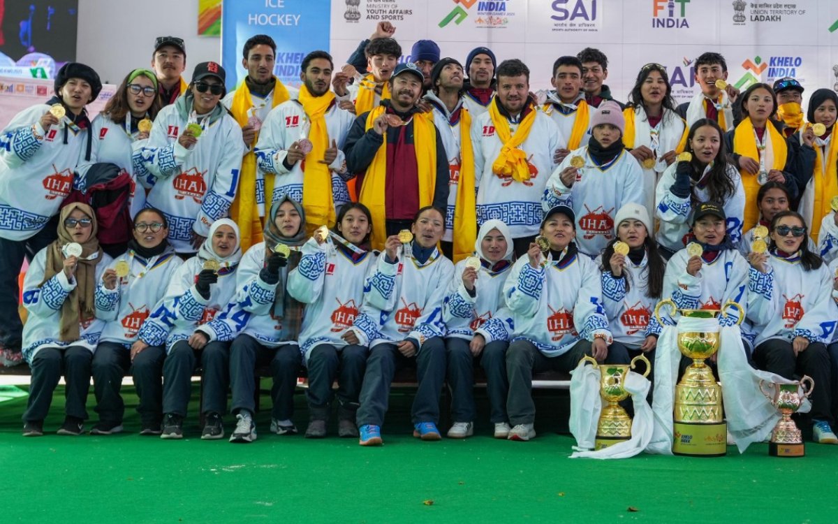 KIWG 2025: Ladakh Finish On Top; Army Edge Out ITBP To Retain Ice-hockey Title