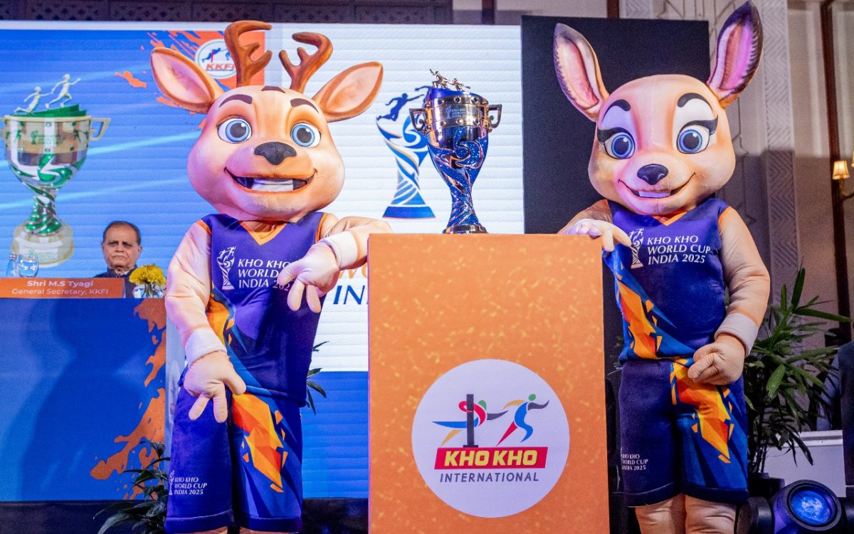 KKFI Unveils Trophy, Mascots For Inaugural Kho Kho World Cup