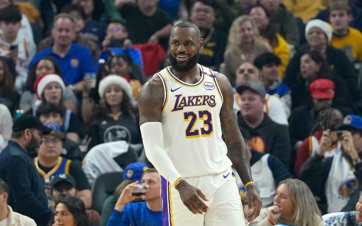 LeBron becomes first NBA player to compete as a teenager and over 40