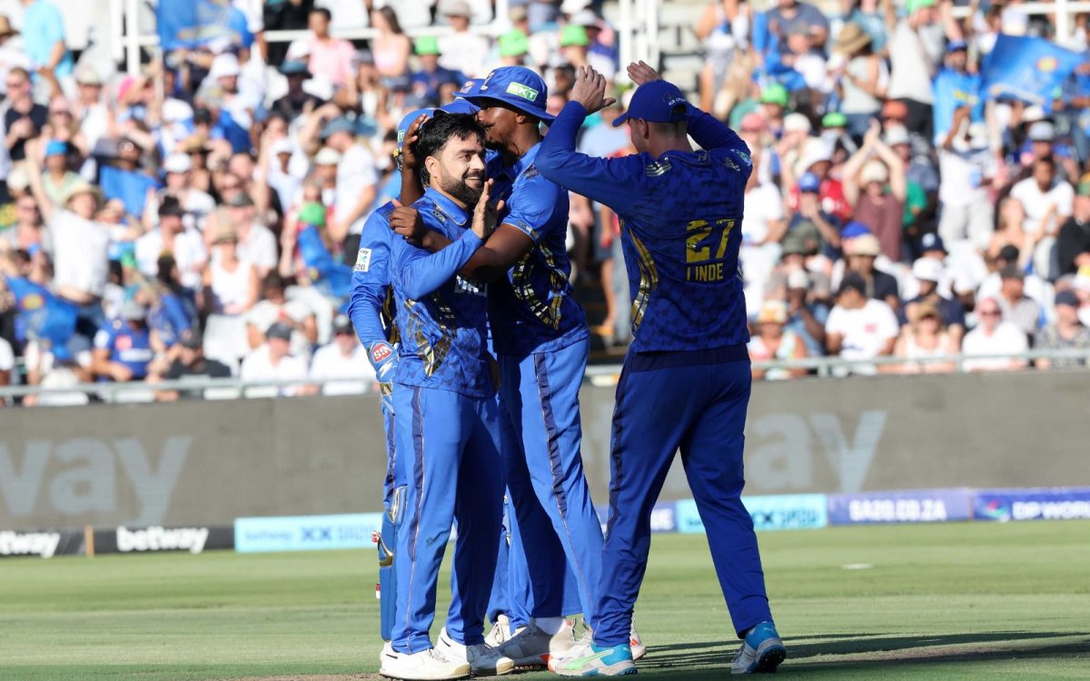 MI Cape Town Beat Durban Super Giants By 7 Wickets For Bonus Point Win