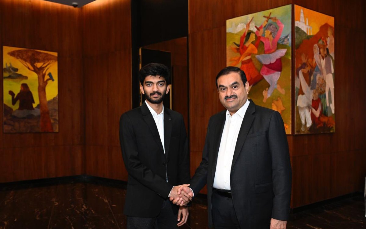 Prodigies Like Gukesh Inspire New Generation To Dominate Global Chess, Says Gautam Adani