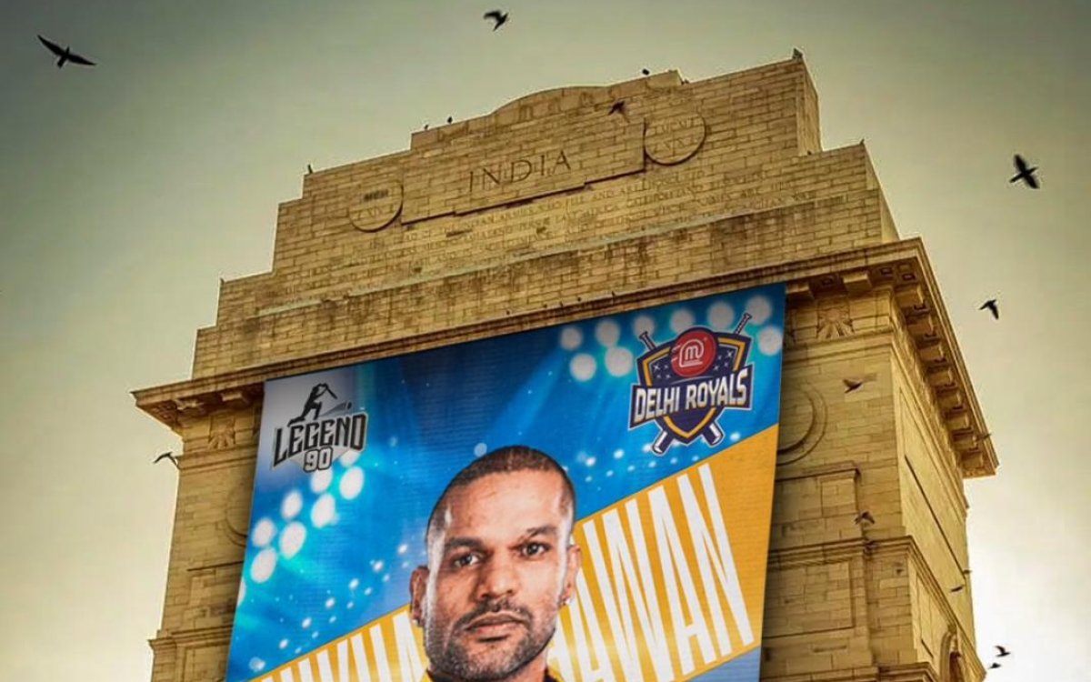 Shikhar Dhawan, Ross Taylor headline Delhi Royals squad in Legend 90 League