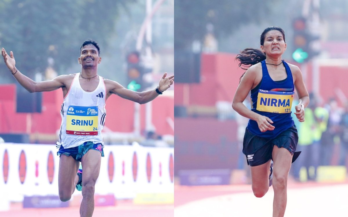 Srinu Bugatha, Thakor Nirmaben To Defend Indian Elite Crowns In Mumbai Marathon