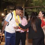 Suryakumar Yadav-led Indian team arrives in Rajkot ahead of 3rd T20I against England