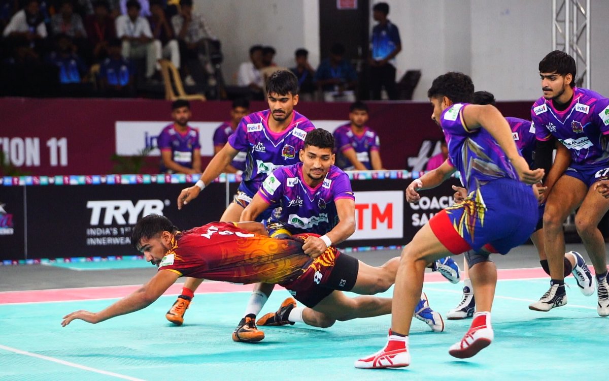 Yuva Kabaddi Series: Palani Tuskers extend winning streak; Murthal Magnets struggle