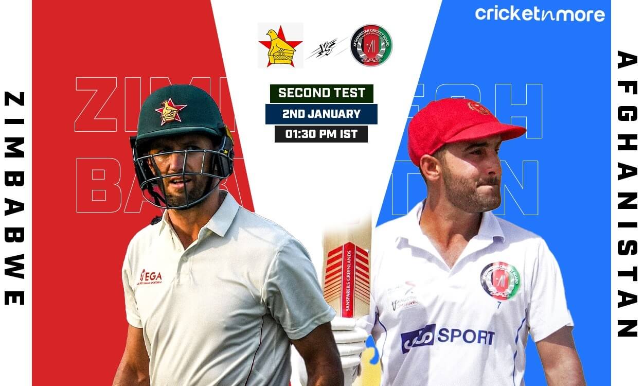 ZIM vs AFG Dream11 Prediction 2nd Test, Afghanistan tour of Zimbabwe 2024