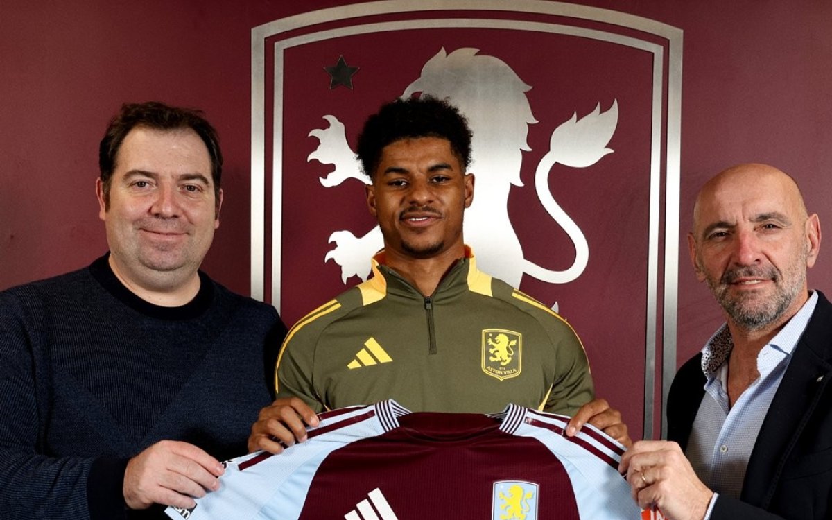 Aston Villa Complete Loan Signing Of Rashford From Man Utd