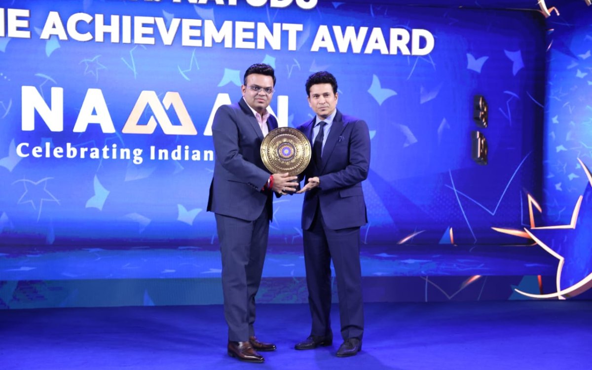 BCCI confers Col C.K Nayudu Lifetime Achievement Award on Sachin Tendulkar