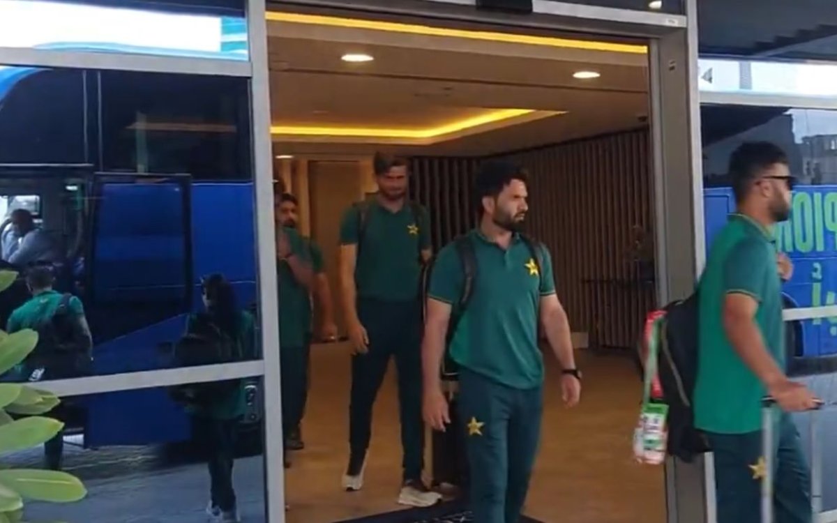 Champions Trophy: Pakistan team arrives in Dubai ahead of blockbuster match against India